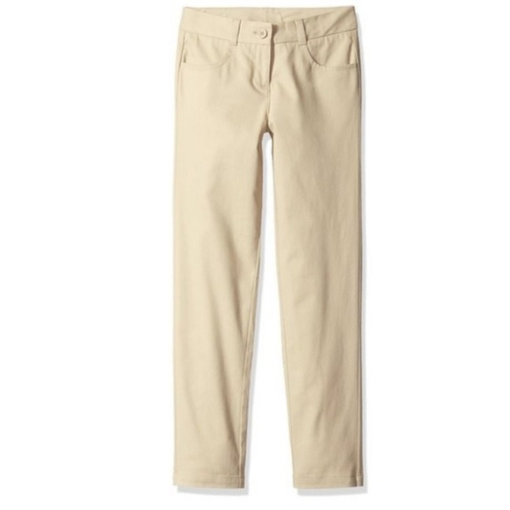 GAP Kids wide leg beige khakis